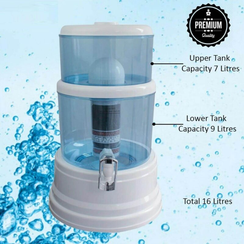 Aimex Water 8 Stage Water Purifier 16L Dispenser Total 3 Fluoride Filters